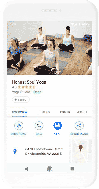 Check business has messaging turned on